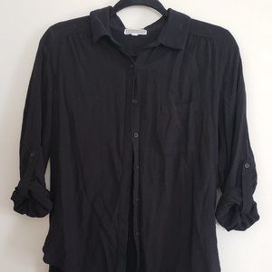 Black Button Down